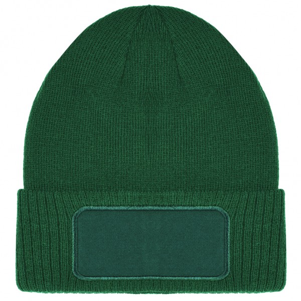 CAPPELLINO ZUCCOTTO DOPPIO STRATO IN ACRILICO CON TARGHETTA Verde inglese