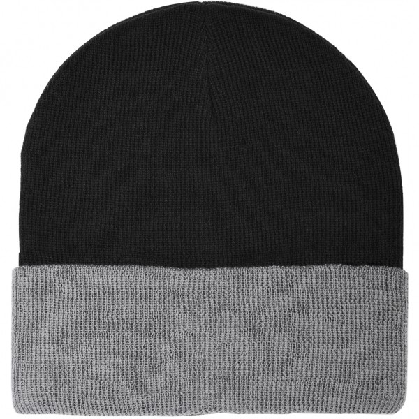 CAPPELLINO ZUCCOTTO IN RPET Nero/Grigio