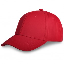 CAPPELLINO GOLF 6 PANNELLI IN 100% POLIESTERE R (rosso)