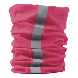 FASCIA MULTIUSO REFLEX COLORI FLUORESCENTI IN POLIESTERE Fucsia