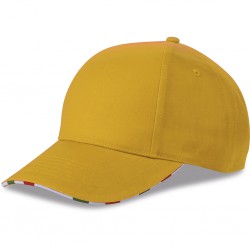 CAPPELLINO 6 PANNELLI RUOTATI CON BANDIERA ITALIANA Giallo
