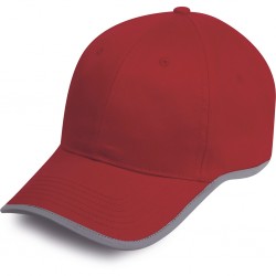 CAPPELLINO 6 PANNELLI REFLEX IN 100% COTONE Rosso