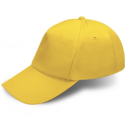 CAPPELLINO BIMBO 5 PANNELLI IN COTONE 100% Giallo