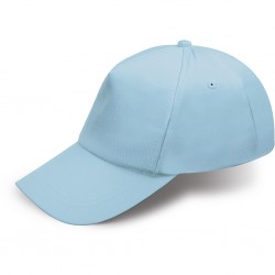 CAPPELLINO BIMBO 5 PANNELLI IN COTONE 100% Sky blue