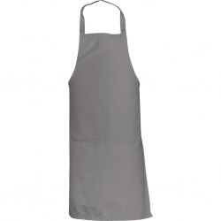 GREMBIULE DA CUCINA CLASSICO IN 65% POLIESTERE - 35% COTONE (240 Grigio