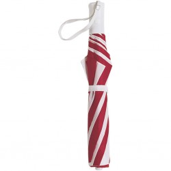 OMBRELLO MINI AUTOMATICO 21” IN METALLO E POLIESTERE/NYLON 170T Bianco/Rosso
