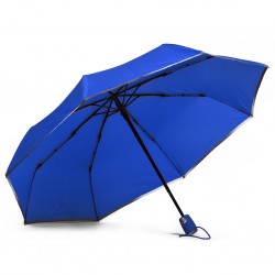 OMBRELLO MINI 21” AUTOMATICO IN METALLO E PONGEE  RPET 190T BL (blu royal)