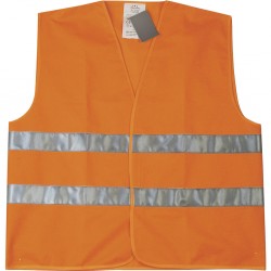 GILET ALTA VISIBILITA' IN POLIESTERE 100%