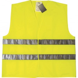 GILET ALTA VISIBILITA' IN POLIESTERE 100% Giallo