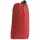 tasche laterali oblique e tascone centrale con zip, polsini con elastici R (rosso)