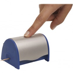 DISPENSER PER STUZZICADENTI IN PLASTICA  Blu