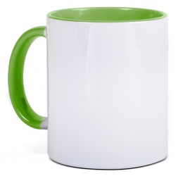 TAZZA IN CERAMICA 320 ML (GRADO A) Verde Acido