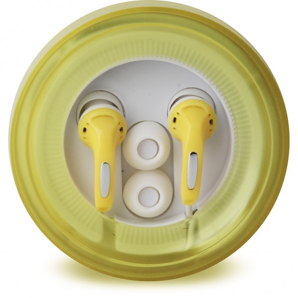 * AURICOLARI IN PLASTICA Giallo