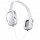CUFFIE STEREO IN PLASTICA E METALLO Bianco