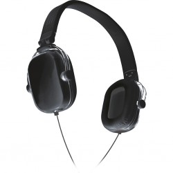 CUFFIE STEREO IN PLASTICA E METALLO Nero