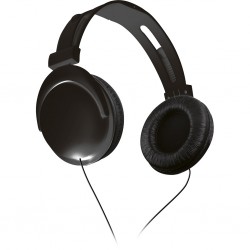 CUFFIE STEREO IN PLASTICA Nero