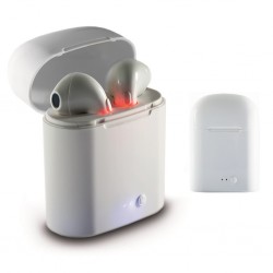 AURICOLARI BLUETOOTH (5.1) IN PLASTICA  Bianco-taglia-L