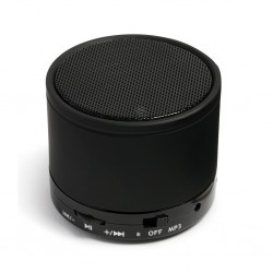 DIFFUSORE BLUETOOTH IN ALLUMINIO Nero