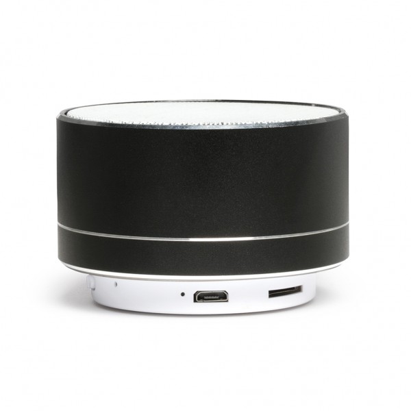 DIFFUSORE BLUETOOTH IN ALLUMINIO E PLASTICA Nero
