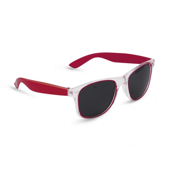 OCCHIALI DA SOLE IN PLASTICA Rosso
