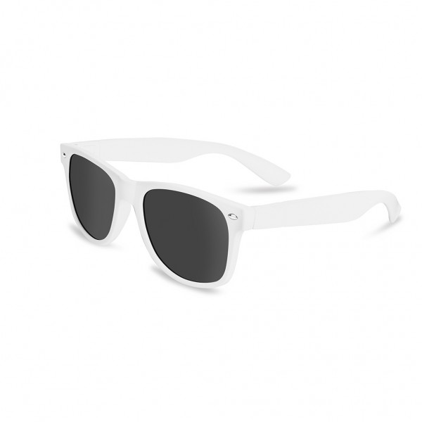OCCHIALI DA SOLE IN PLASTICA Bianco