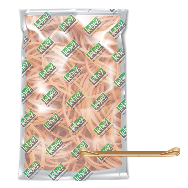 Elastico fettuccia - diametro 5 x 0,5 cm - 1 kg - caucciù - colore naturale - Lebez Elastico fettuccia - diametro 5 x 0,5 cm - 1 kg - caucciù - colore naturale - Lebez
