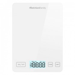 Bilancia da cucina Smarty - con connessione wi-fi - peso massimo 5 kg -  bianco - Melchioni family