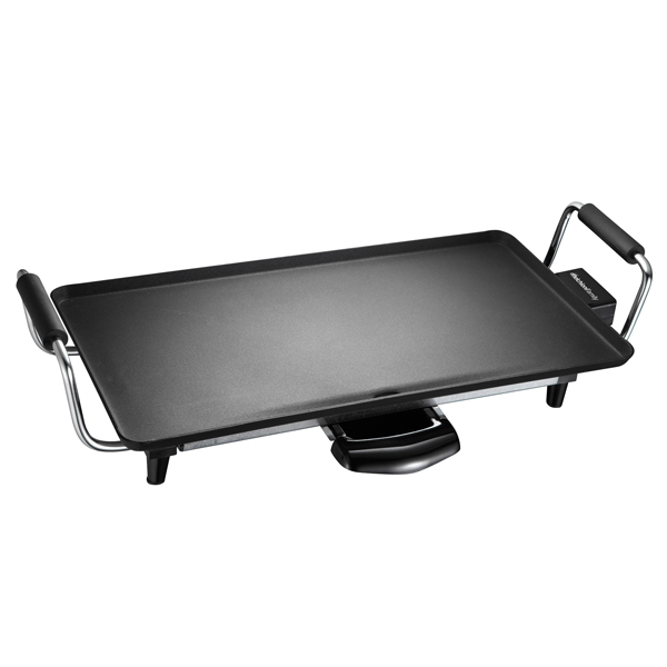Piastra antiaderente Atena - 43 x 23 cm - 2000 W - nero - Melchioni family Piastra antiaderente Atena - 43 x 23 cm - 2000 W - nero - Melchioni family
