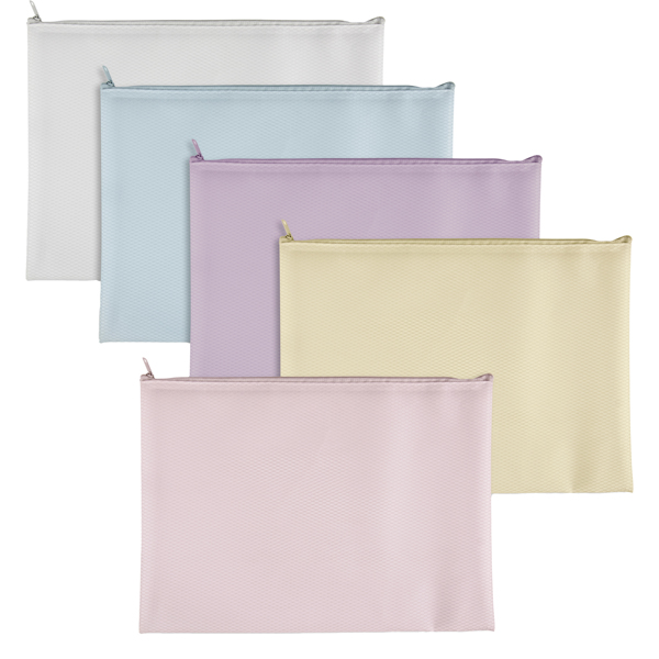Busta con zip Bubble - 31,5 x 24,5 cm - EVA - colori pastello assortiti - Sei Rota Busta con zip Bubble - 31,5 x 24,5 cm - EVA - colori pastello assortiti - Sei Rota