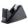 Dispenser da tavolo Crystal recycled - per nastri da 33 m - rotolo 19 mm x 10 m incluso - Nero - Tesa