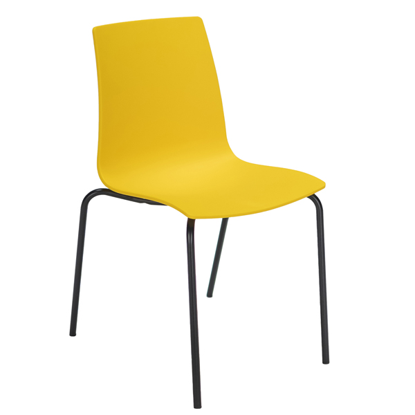 Seduta Candy - PPL - giallo/nero opaco - Grandsoleil Seduta Candy - PPL - giallo/nero opaco - Grandsoleil