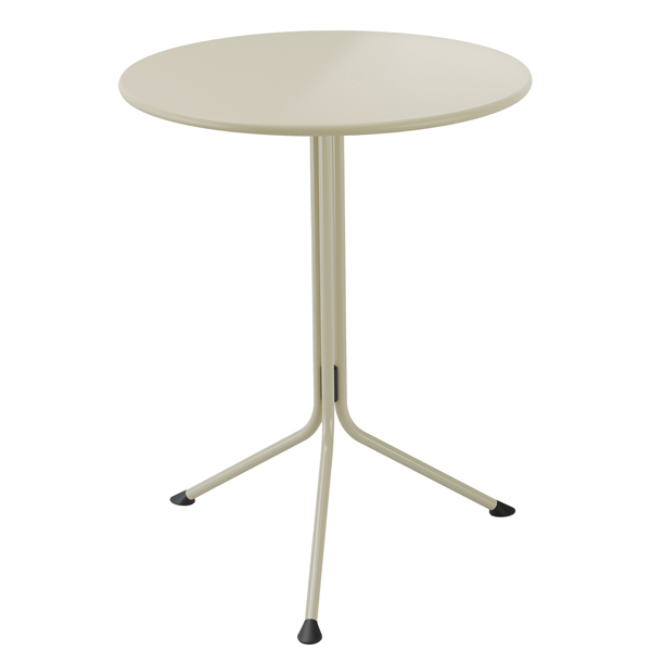 Tavolo basso ribaltabile tondo Lemon - 75 x 59 cm - avorio - Unisit Tavolo basso ribaltabile tondo Lemon - 75 x 59 cm - avorio - Unisit