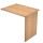 Allungo reversibile dx/sx per scrivanie Easy - 80 x 60 cm - con fianchi pannello - Faggio