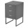 Cassettiera Essence - 3 cassetti - con supporto metal - 41,5 x 49,5 x 57,6 cm - Antracite/Antracite