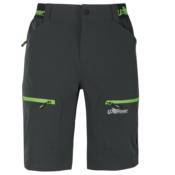 Bermuda Ares - taglia XXL - grigio/verde - U-Power Bermuda Ares - taglia XXL - grigio/verde - U-Power