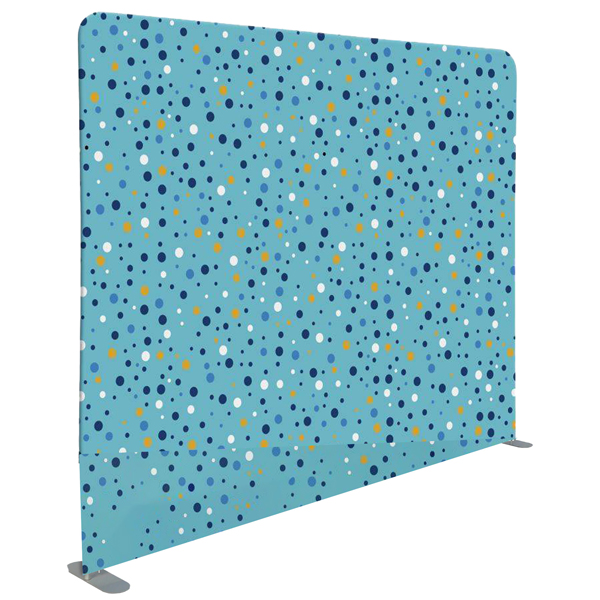 Divisorio in tessuto Wall Decor - 200 x H 150 cm - azzurro/bolle - Studio T Divisorio in tessuto Wall Decor - 200 x H 150 cm - azzurro/bolle - Studio T