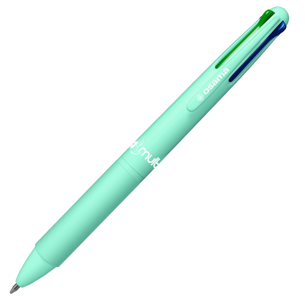 Penna a sfera 4 Multi Pastel - punta 1,00 mm - 4 colori - dinner mint - Osama Penna a sfera 4 Multi Pastel - punta 1,00 mm - 4 colori - dinner mint - Osama