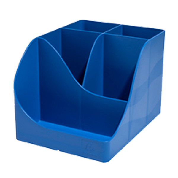 Portapenne Pen Wave Bee Blue - 15,5 x 11,9 x 10,9 cm - blu navy - Exacompta Portapenne Pen Wave Bee Blue - 15,5 x 11,9 x 10,9 cm - blu navy - Exacompta
