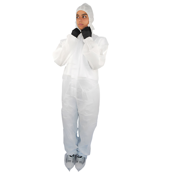 Tuta monouso Warrior - taglia XL - SMS - bianco - Worker Tuta monouso Warrior - taglia XL - SMS - bianco - Worker