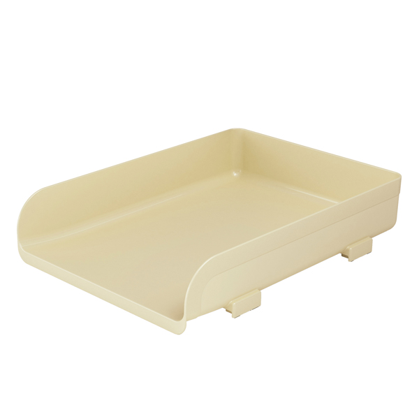 Vaschetta portacorrispondenza Vintage Milk - 33,5 x 25,4 x 7 cm - avorio - Arda Vaschetta portacorrispondenza Vintage Milk - 33,5 x 25,4 x 7 cm - avorio - Arda
