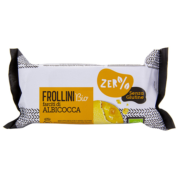 Frollini - farciti di albicocca - monoporzione da 70 gr - Zer%glutine Frollini - farciti di albicocca - monoporzione da 70 gr - Zer%glutine