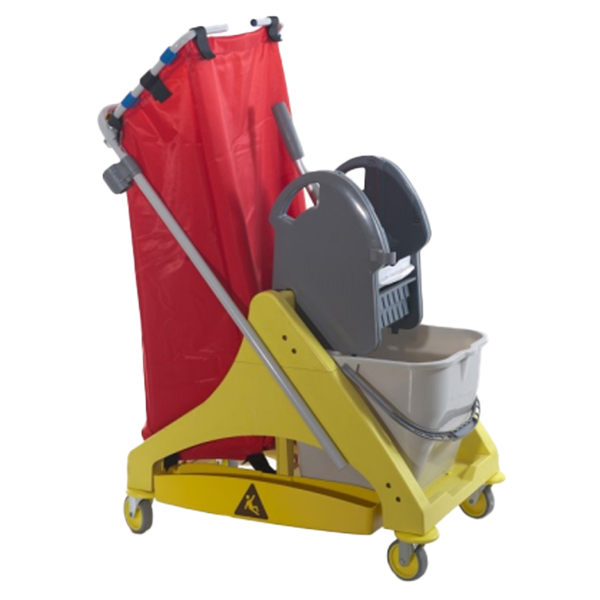 Carrello per pulizie QO-Kart Multi - salvaspazio - 25 L - 42 x 81 x 108 cm - Taxon Carrello per pulizie QO-Kart Multi - salvaspazio - 25 L - 42 x 81 x 108 cm - Taxon