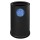 Contenitore tondo per raccolta differenziata - 2 scomparto - 100 L - nero - Stilcasa
