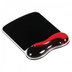 Tappetino Duo Gel -  per mouse - rosso/fumo - Kensington