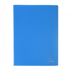 Portalistini Opak - PP - 24 x 32 cm - 40 buste - azzurro - Exacompta