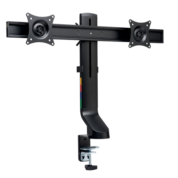 Braccio salvaspazio per monitor doppio SmartFit - nero - Kensington Braccio salvaspazio per monitor doppio SmartFit - nero - Kensington