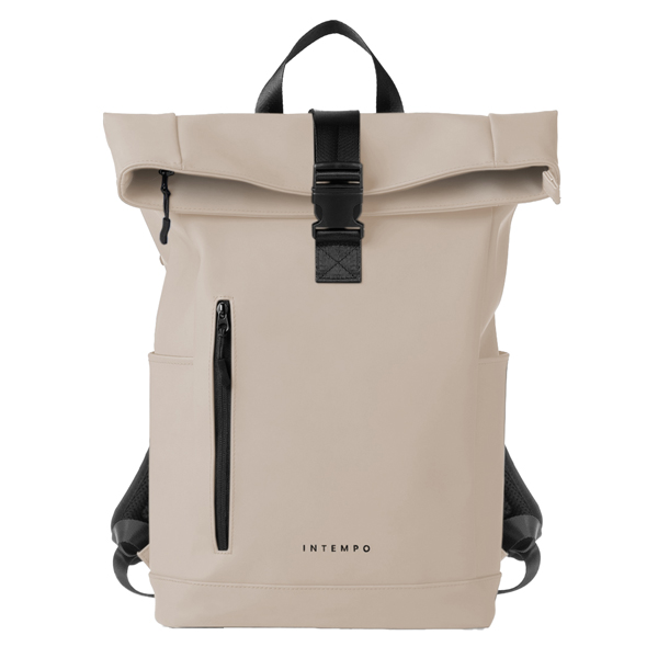 Zaino Roll-top Drop - 30 x 42 x 14 cm - gomma - crema - In Tempo Zaino Roll-top Drop - 30 x 42 x 14 cm - gomma - crema - In Tempo