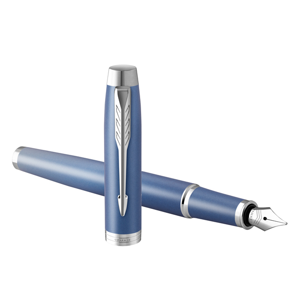 Penna stilografica IM Monochrome Rituals Blue - punta M - blu - Parker Penna stilografica IM Monochrome Rituals Blue - punta M - blu - Parker