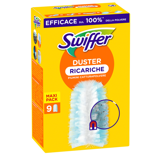 Ricarica Swiffer Duster - Swiffer - conf. 9 pezzi Ricarica Swiffer Duster - Swiffer - conf. 9 pezzi