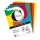 Risma carta Cromatica - A4 - 80 gr - colori assortiti forti - 100 fogli - CWR